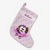 ballerina uil kleine kerstsok (Voorkant (Hangend))