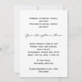 Ballerina Uitnodiging (Achterkant)