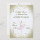 Ballerina Uitnodiging (Voorkant)