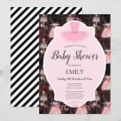 Ballerina uitnodiging bewerken (Voorkant / Achterkant)