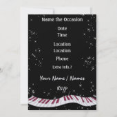 Ballerina uitnodiging door SRF (Achterkant)