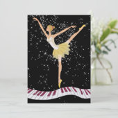 Ballerina uitnodiging door SRF (Staand voorkant)