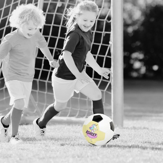 Ballerina unicorn roze jurk voetbal