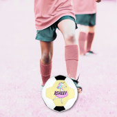 Ballerina unicorn roze jurk voetbal