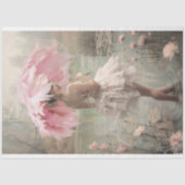 ballerina, veren & kant, Lotus Lake Tissuepapier (Voorkant)