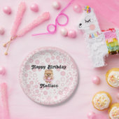 Ballerina Verjaardag 7" Papier Bord (Feest)