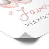 Ballerina Verjaardag Favorieten Teken Poster (Hoek)