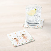 Ballerina Verjaardag Party Paper Onderzetter (Insitu)