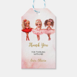 Ballerina Verjaardagscadeau Label Cadeaulabel