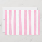 Ballerina verjaardagsfoto uitnodiging (Achterkant)