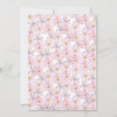 Ballerina verjaardagsuitnodiging, balletfeest kaart (Achterkant)