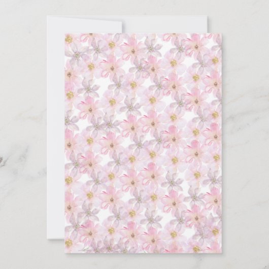 Ballerina verjaardagsuitnodiging, balletfeest kaart (Achterkant)