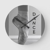 BALLERINA VERLIEZT DANKWALSLOOK RONDE KLOK (Voorkant)