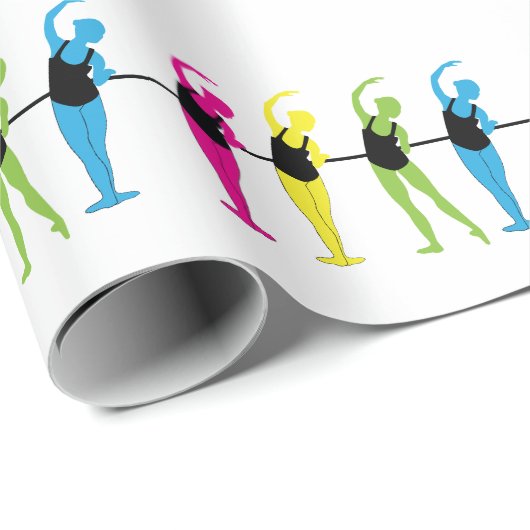 Ballerina-verpakkingspapier Cadeaupapier (Rol Hoek)