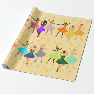 Ballerina-verpakkingspapier Cadeaupapier