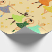 Ballerina-verpakkingspapier Cadeaupapier (Hoek)