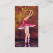 BALLERINA-VISITEKAARTJES VISITEKAARTJE (Achterkant)