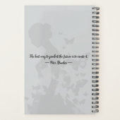 Ballerina & Vlinders Inspirerende Quote Naam Planner (Achterkant)