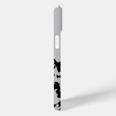 Ballerina & Vlinders Silhouet Zwart/Grijs Naam Case-Mate iPhone Case (Achterkant / Rechts)
