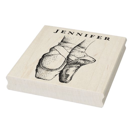 Ballerina Voeten op Punt #1 Rubberstempel (Stempel)