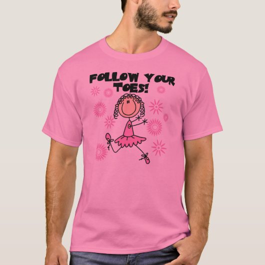 Ballerina Volg je T-shirts en cadeautjes (Voorkant)
