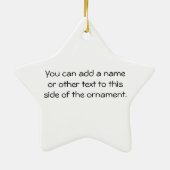 Ballerina Volg je T-shirts en cadeautjes Keramisch Ornament (Achterkant)