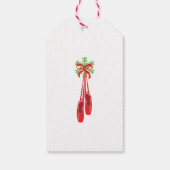 Ballerina Vrolijk Kerstfeest | Ballet Cadeaulabel (Achterkant)