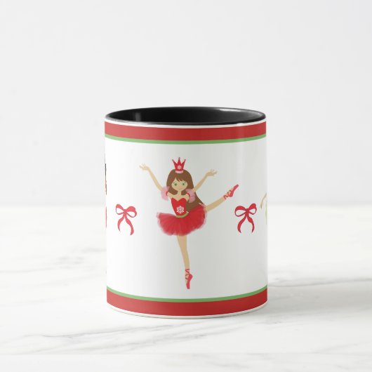 Ballerina Vrolijk Kerstfeest | Ballet Mok (Midden)