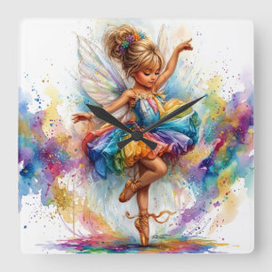 Ballerina wandklok