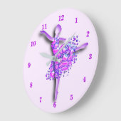 Ballerina wandklok (Hoek)
