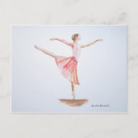 Ballerina waterverf danseres waterverf giro