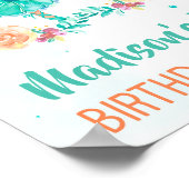 Ballerina welkomstfeest Ballet girl poster (Hoek)