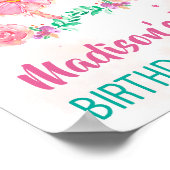 Ballerina welkomstfeest Ballet girl poster (Hoek)