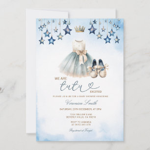 Ballerina We're Tutu Opgewonden Meisje Baby Borrel Kaart