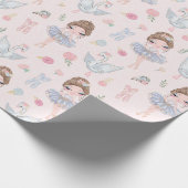 Ballerina With Swans  Cadeaupapier (Hoek)