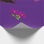 Ballerina wrapping paper op maat met naam. cadeaupapier (Hoek)