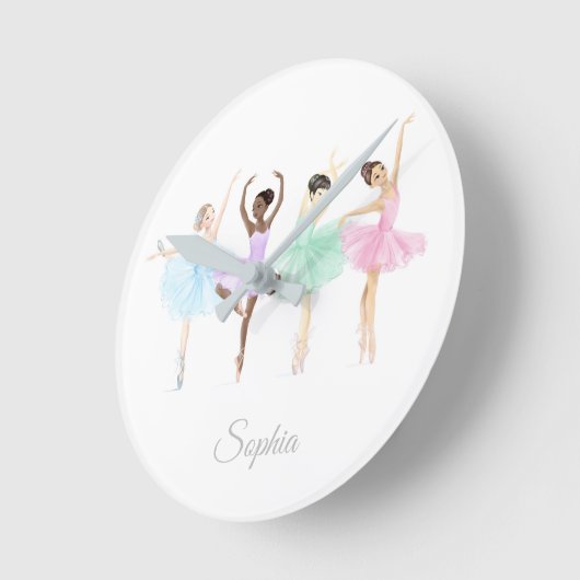  Ballerinas Acrylwand Ronde Klok (Hoek)