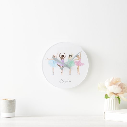 Ballerinas Acrylwand Ronde Klok (Huis)