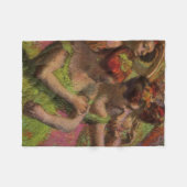 Ballerinas Adjusting Their Dresses (Edgar Degas) Fleece Deken (Voorkant (Horizontaal))