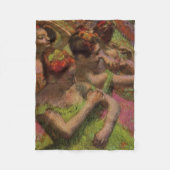 Ballerinas Adjusting Their Dresses (Edgar Degas) Fleece Deken (Voorkant)