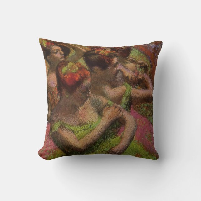 Ballerinas Adjusting Their Dresses (Edgar Degas) Kussen (Voorkant)