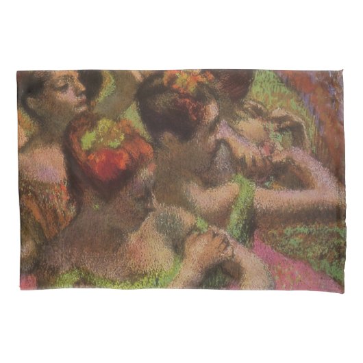 Ballerinas Adjusting Their Dresses (Edgar Degas) Kussensloop (Voorkant-Links)