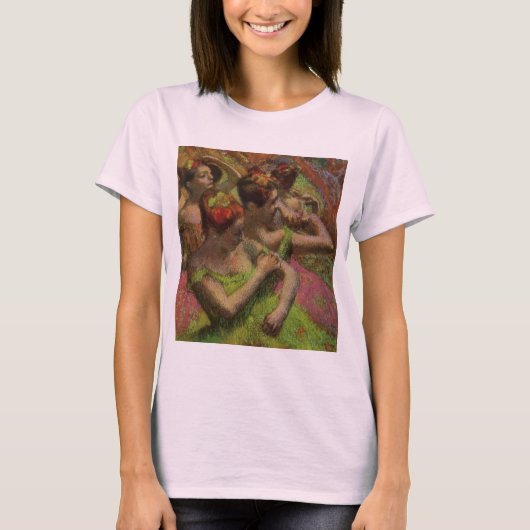 Ballerinas Adjusting Their Dresses (Edgar Degas) T-shirt (Voorkant)