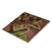 Ballerinas Adjusting Their Dresses (Edgar Degas) Tegeltje (Zijkant)