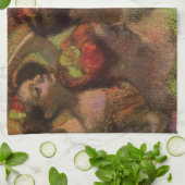 Ballerinas Adjusting Their Dresses (Edgar Degas) Theedoek (Gevouwen)