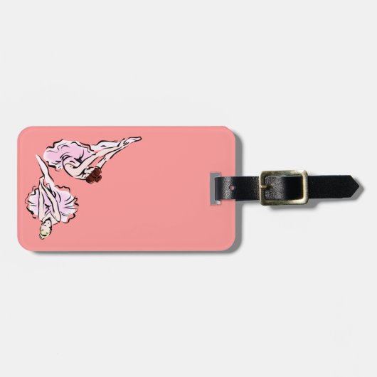 Ballerinas Bagagelabel (Voorkant horizontaal)