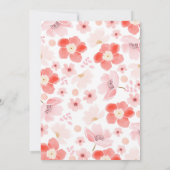  Ballerinas Ballet Bloemen Verjaardagsfeest Kaart (Achterkant)