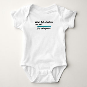 Ballerinas Ballet Dance Joke Batterie Romper