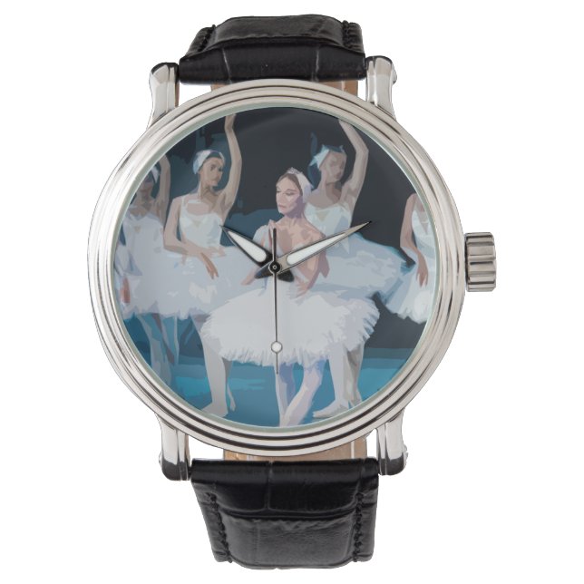 Ballerinas Ballet Dancer Dance Overweging Dancers Horloge (Voorkant)