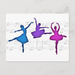 Ballerinas Briefkaart